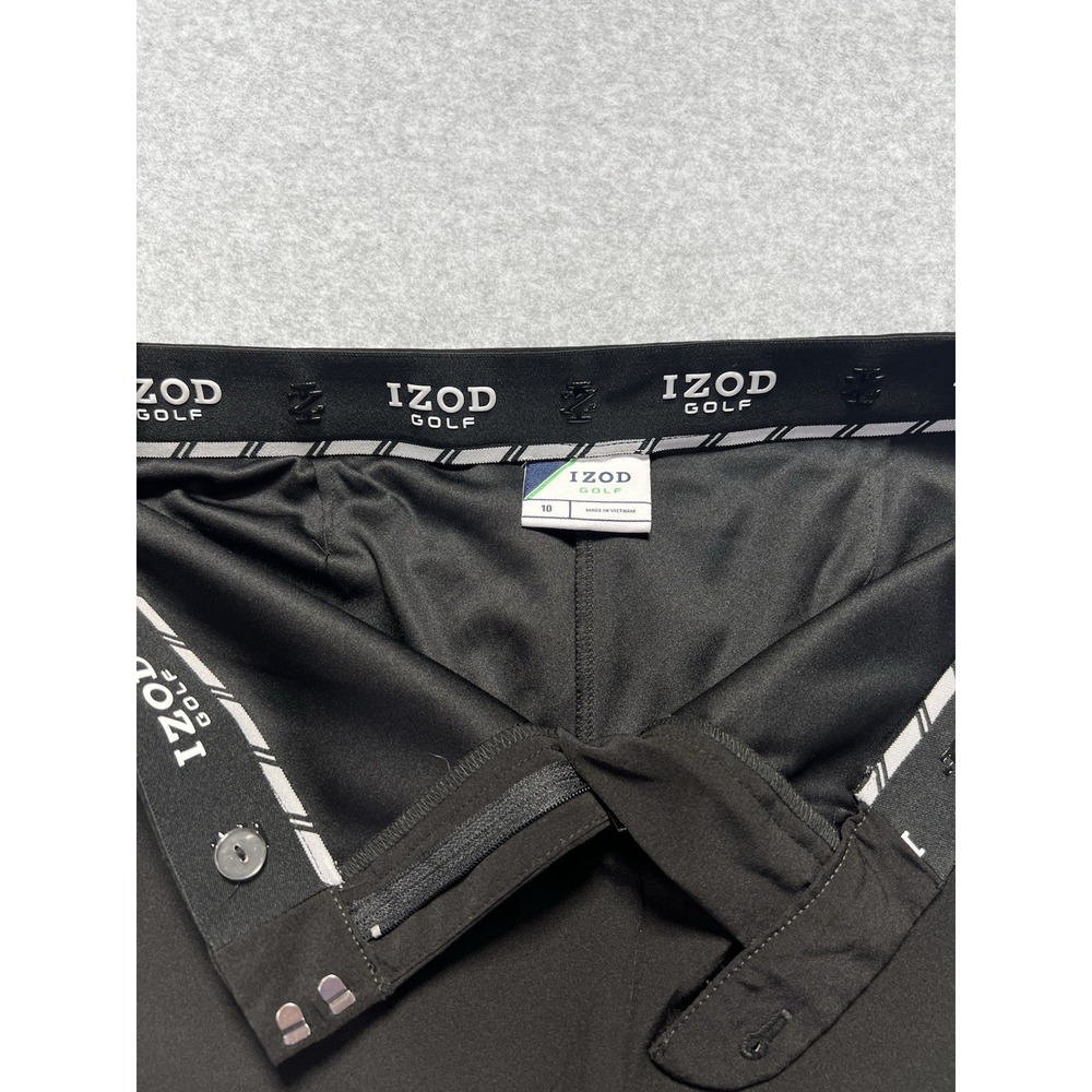 Izod Golf Women's Skort Size 10 Black 93 Polyester, 7 Spandex - Picture 3 of 9